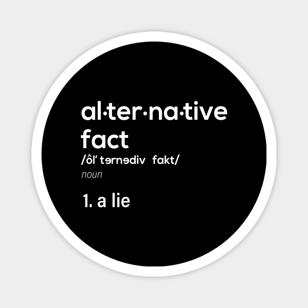 Alternative Fact Definition Magnet by amalya